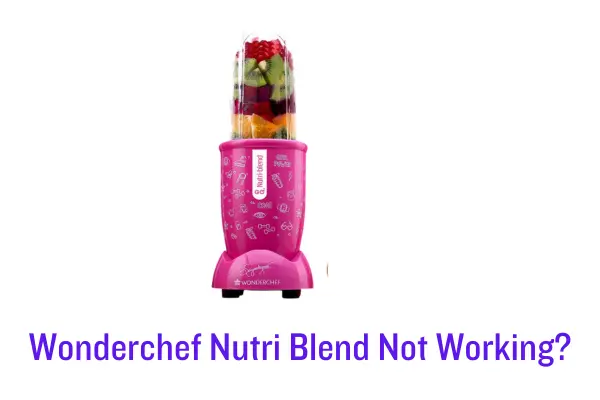 Wonderchef Nutri Blend Not Working