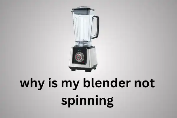 why is my blender not spinning