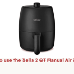 How to use the Bella 2 QT Manual Air Fryer